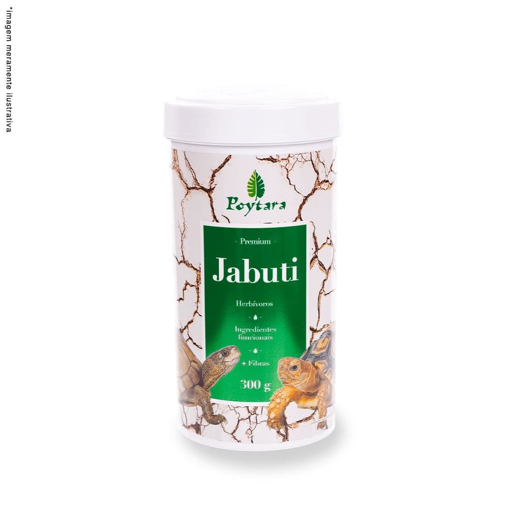 Ração Poytara Jabuti - 300 Gr