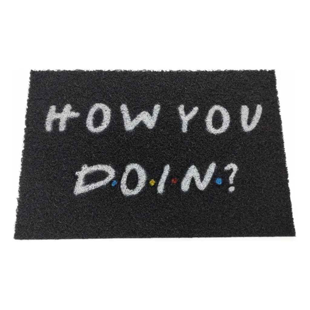 Tapete Capacho 60x40 Friends How You Doin Divertido Geek serie porta entrada apartamento lar decor