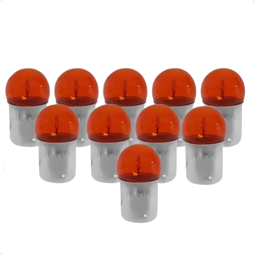 Lampada Ambar 67 R5w 12v 5w Ba15s 1 Polo Lutenlux Achatada