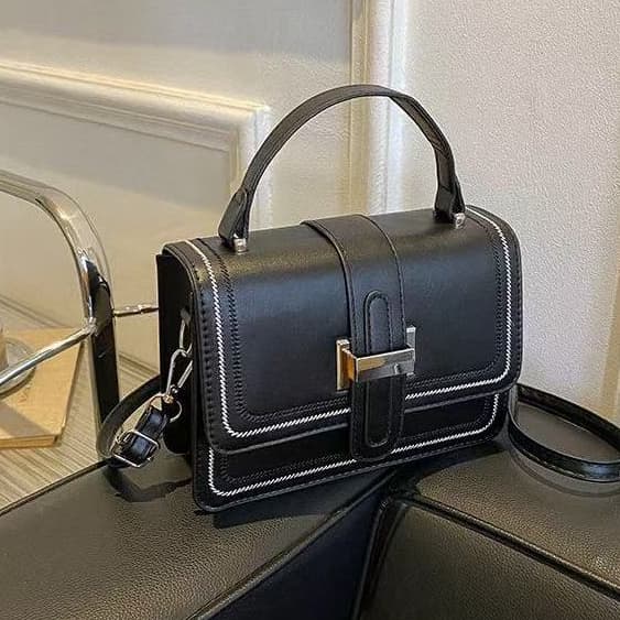 bolsa feminina transversal quadrado ombro  portátil(8005)