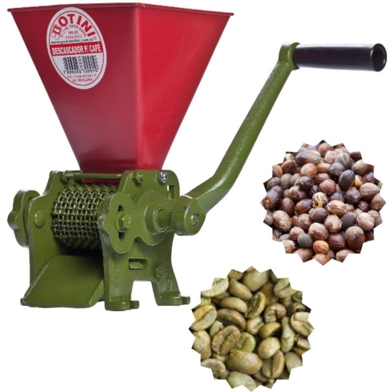 Descascador de Café Simples Botini Debulhador Café Máquina de Descascar Café Manual