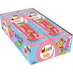 Yogurte100 Tubo Recheado Ácido 17g | Dori - CX c/12 UN