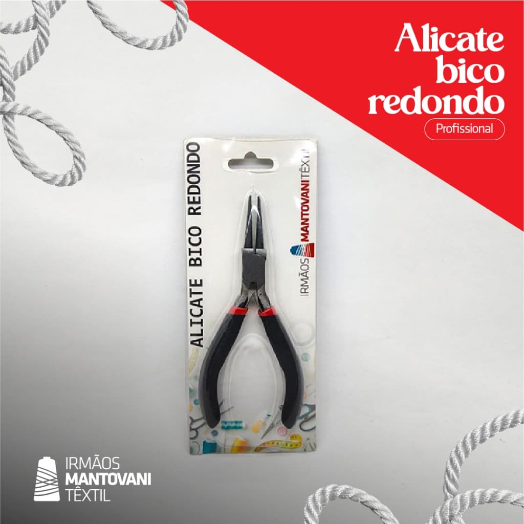 Alicate Bico Redondo Profissional – Alta Durabilidade | Artesanato, Elétrica, DIY