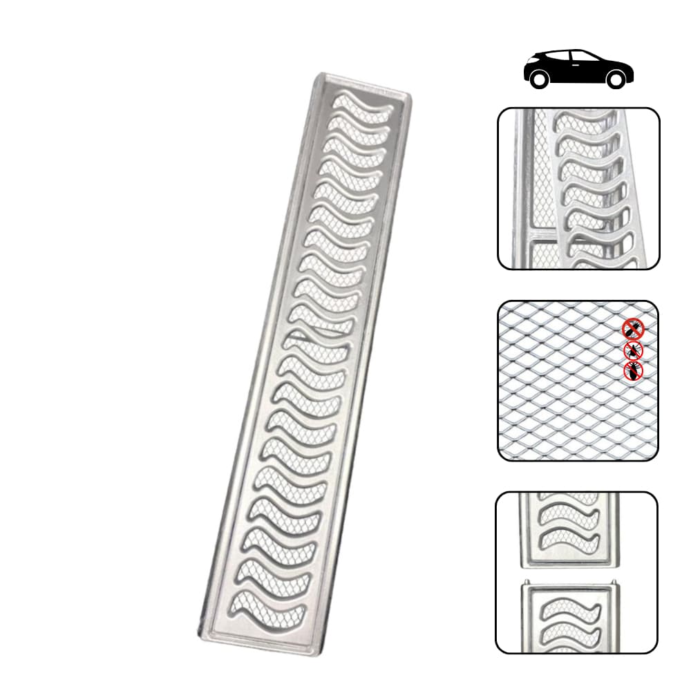 Ralo Linear 10x450cm com Tela e Aro de Fixação (9 peças 10x50)