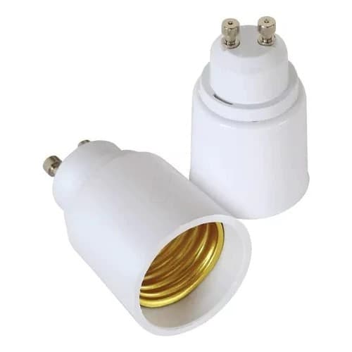 Soquete Adaptador De Lâmpada Gu10 Para E27 Rosca