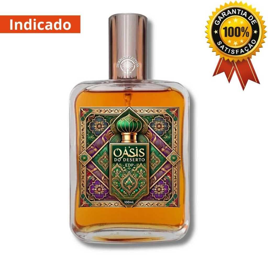 Perfume Arabe Oásis do Deserto  Masculino EDP 100ml  - Árabe Oriental Citrico Top - Alta Fixação - Envio Imediato
