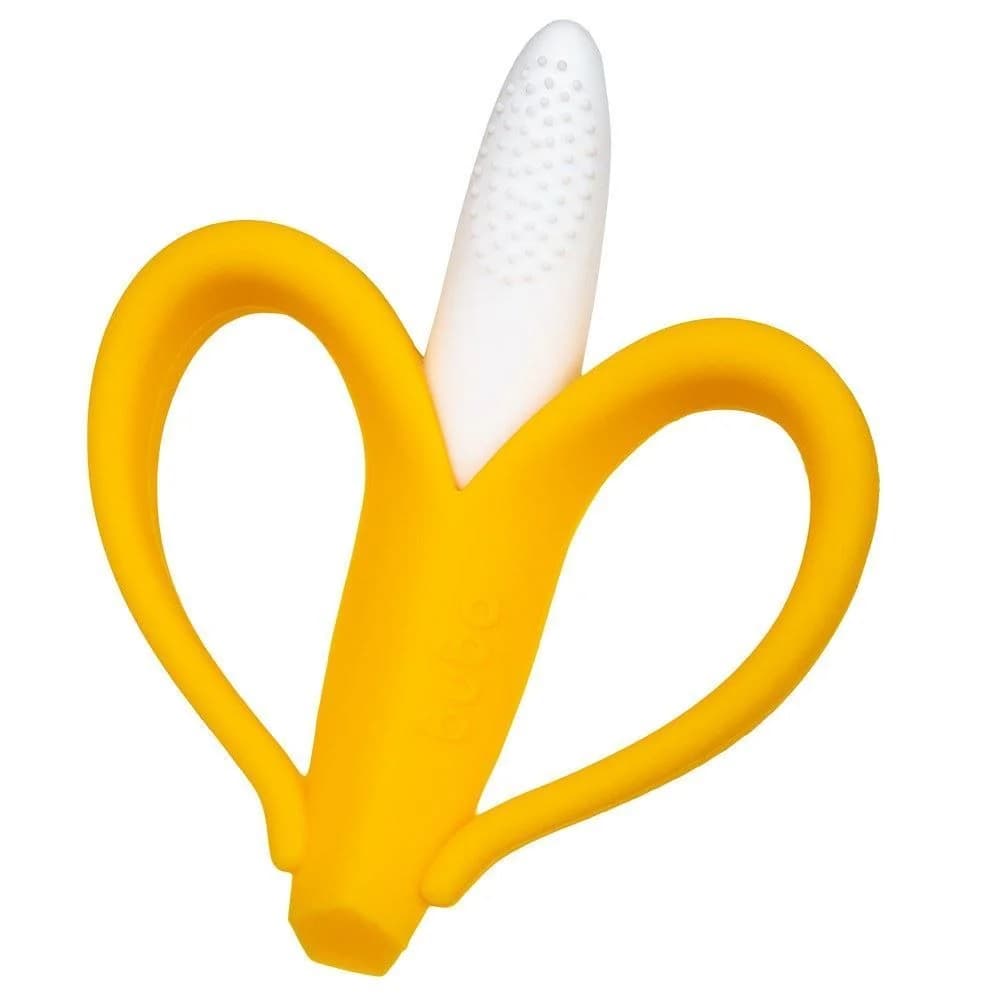 Mordedor Banana Buba Massageador bebê gengiva original