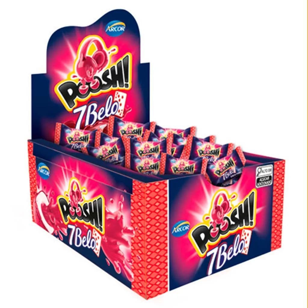 Chiclete Poosh Caixa 200 g - Arcor