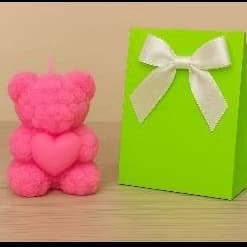 Vela Perfumada ursinho | Presente | Decoração | lembrancinhas