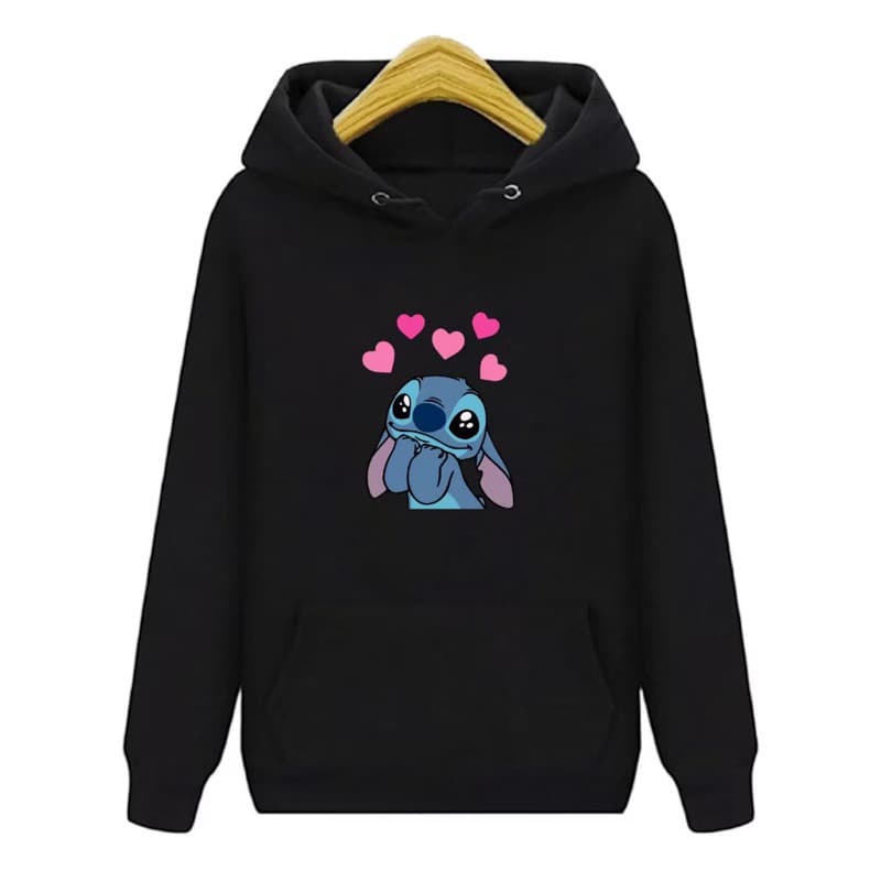 Moletom Pluz Size  STITCH Com Capuz Modelo Novo