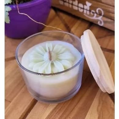 Vela rustica 120g: vela aromática artesanal para perfumar seu ambiente
