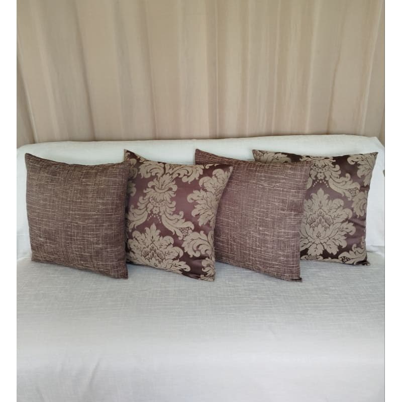 Kit Capa de Almofada 5/4/3/2 Capas Decorativa em Jacquard 45x45