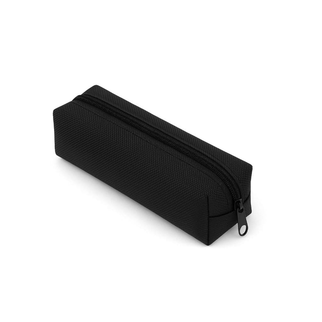 Estojo Simples Preto Organizador De Canetas e Lápis
