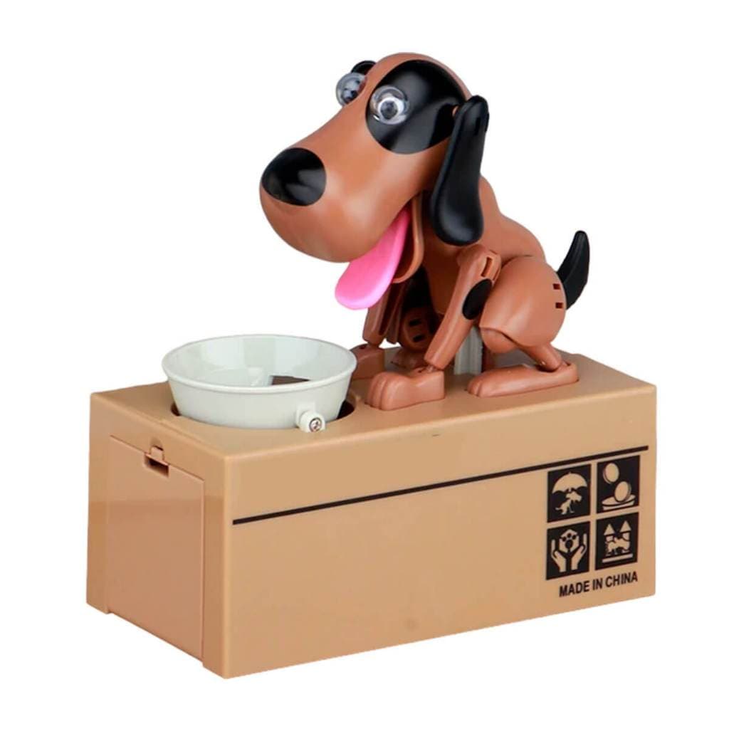 Cofrinho Infantil Eletronico Cachorrinho Come Moedas-  Brinquedo Educativo e Divertido para Crianças
