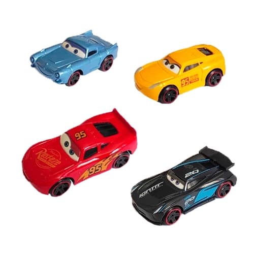 Brinquedos de corrida da série Lightning McQueen.