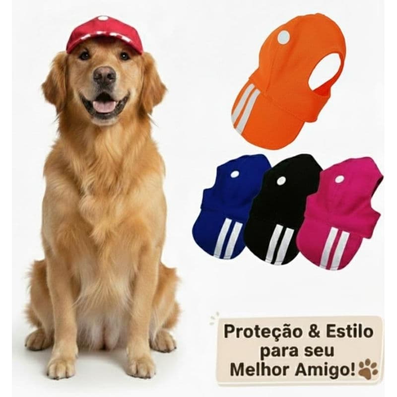 Boné pet/Viseira pet /Boné para cães e gatos