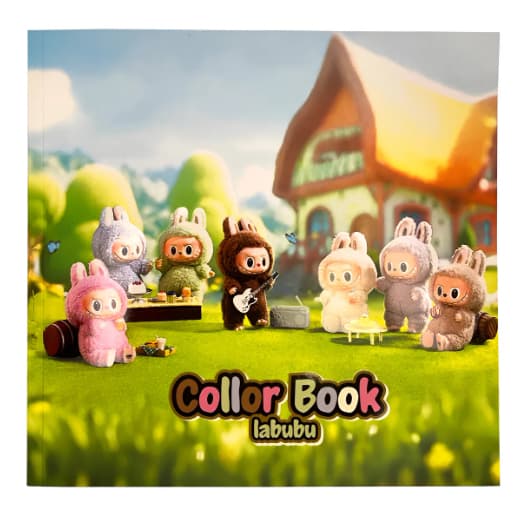Caderno De Colorir Livro Capa Dura Labubu Bob Good