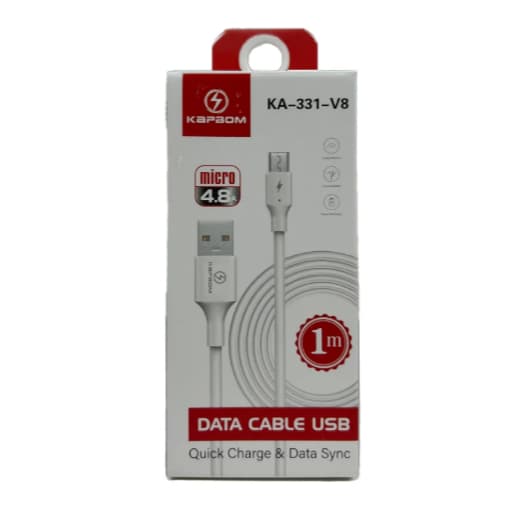 Cabo De Dados V8 4.8a 1 Metro Rápido Cabo Usb
