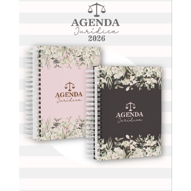 ✨ Agenda Jurídica 2026 A5 – 1 Dia por Página, Planejamento Completo, Capa Dura, 420 Páginas ⚖️