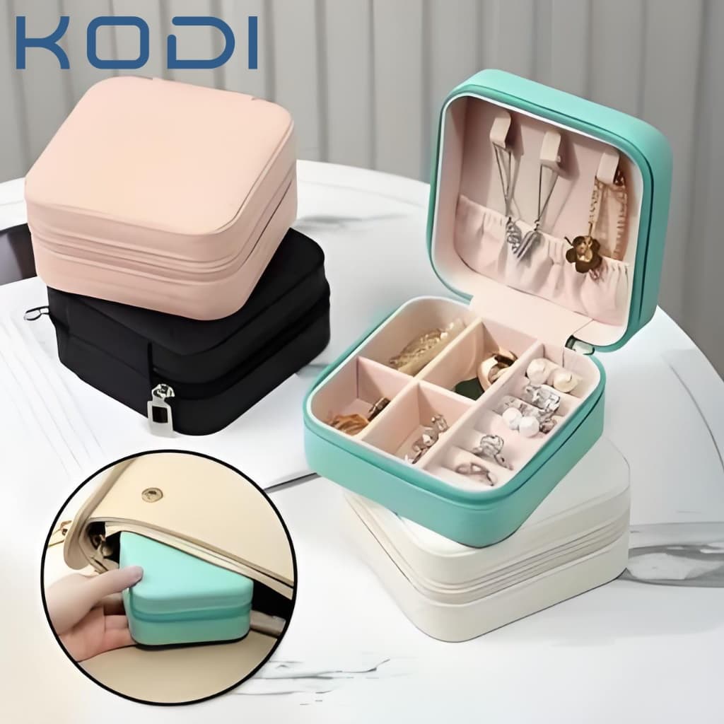 Kit 10/6 Porta Joias Portátil Atacado – Caixa de Bijuterias Viagem Presente Feminino Luxo Q1