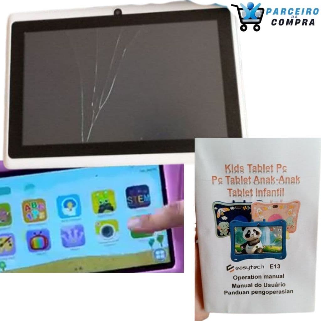 Tela de Vidro Easytech E13 para Tablet Infantil: Devolva a Diversão ao Seu Filho