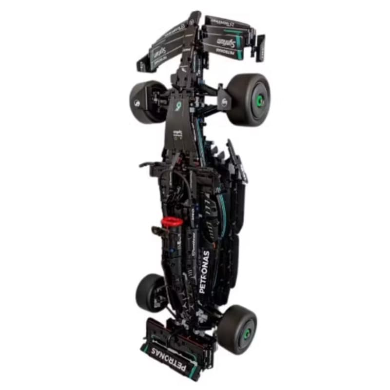 Suporte Expositor de Parede Compatível com Carrinho Mercedes F1 de Blocos de Montar