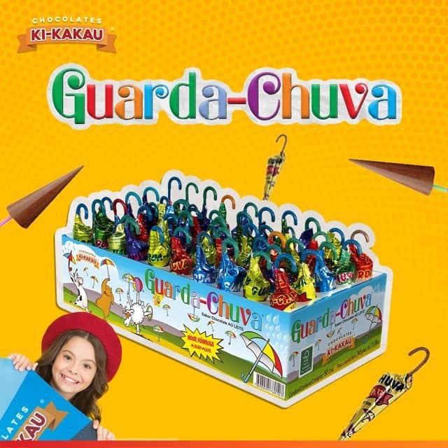 Chocolate c/50UN e 16UN Guarda Chuva Tchuca Ki Kakau
