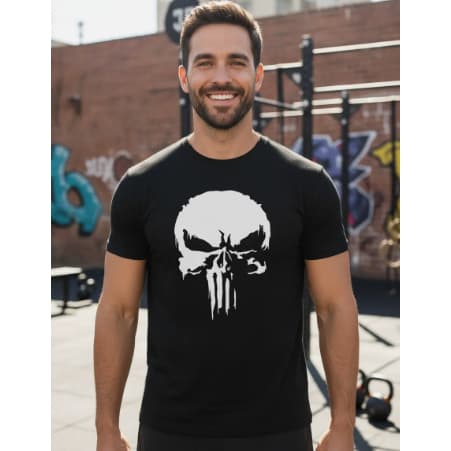Camiseta, Camisa Personalizada Caveira Geek Skull