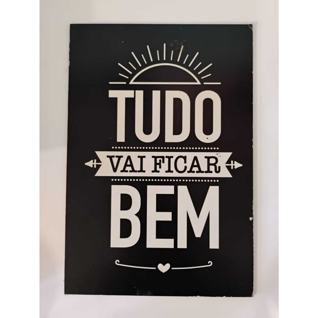 Quadrinho motivacional em MDF - 28x20