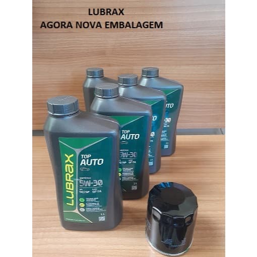 KIT TROCA 5L + FILTRO - ÓLEO SINTÉTICO 5W30 LUBRAX / WUNI0001 FILTRO FORD FOCUS