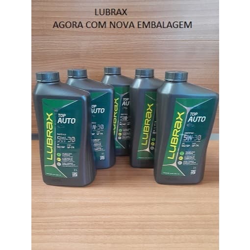 KIT ÓLEO 5 LITROS LUBRAX 5W30  API SQ SP