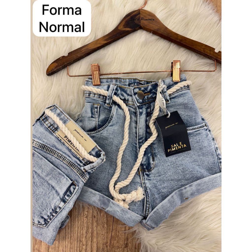 Short s Jeans Feminino Hot Pants Sal e Pimenta, Pimenta Doce Original Com Elastano