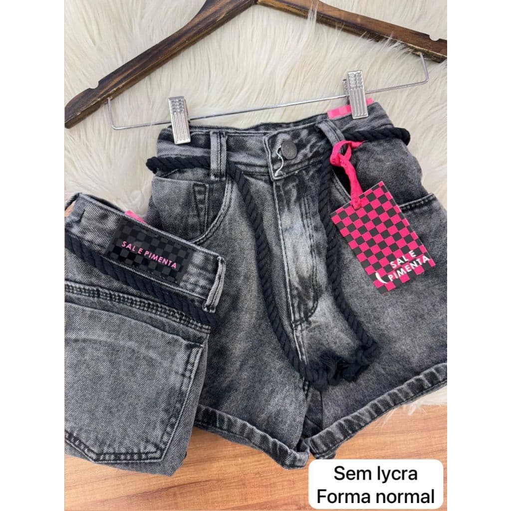 Shorts Feminino Pimenta Original Sal e Pimenta Jeans Premium Com Elastano vários modelos