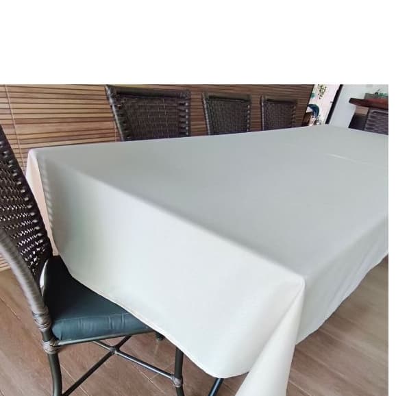 Toalha de Mesa Oxford | Para 4, 6, 8 e 10 Lugares | Várias Cores