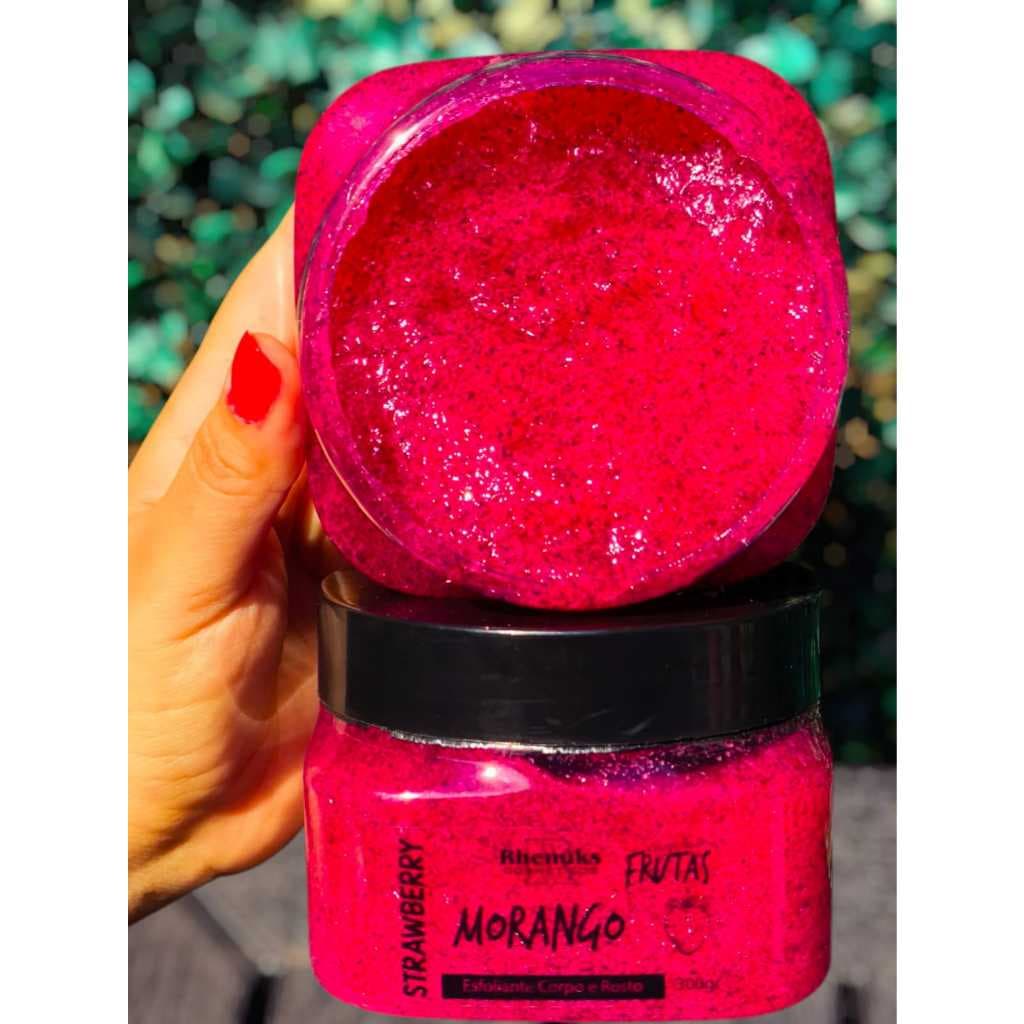 Esfoliante Morango Corpo e rosto