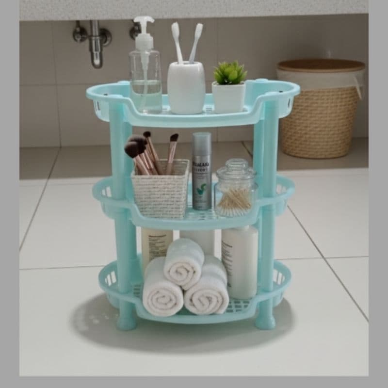 ORGANIZADOR Plástico 3 PRATELEIRAS, 32CM ALTURA