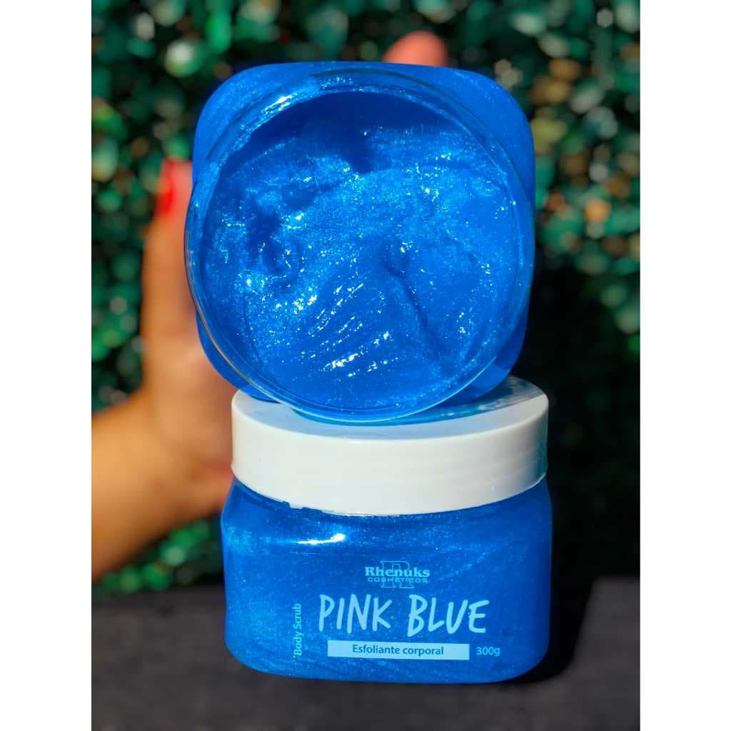 Esfoliante Pink Blue Body Scrub com Glitter