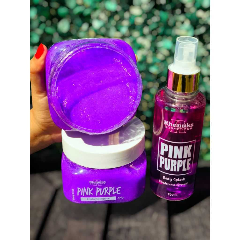 Kit Pink Purple Esfoliante + Body Splash