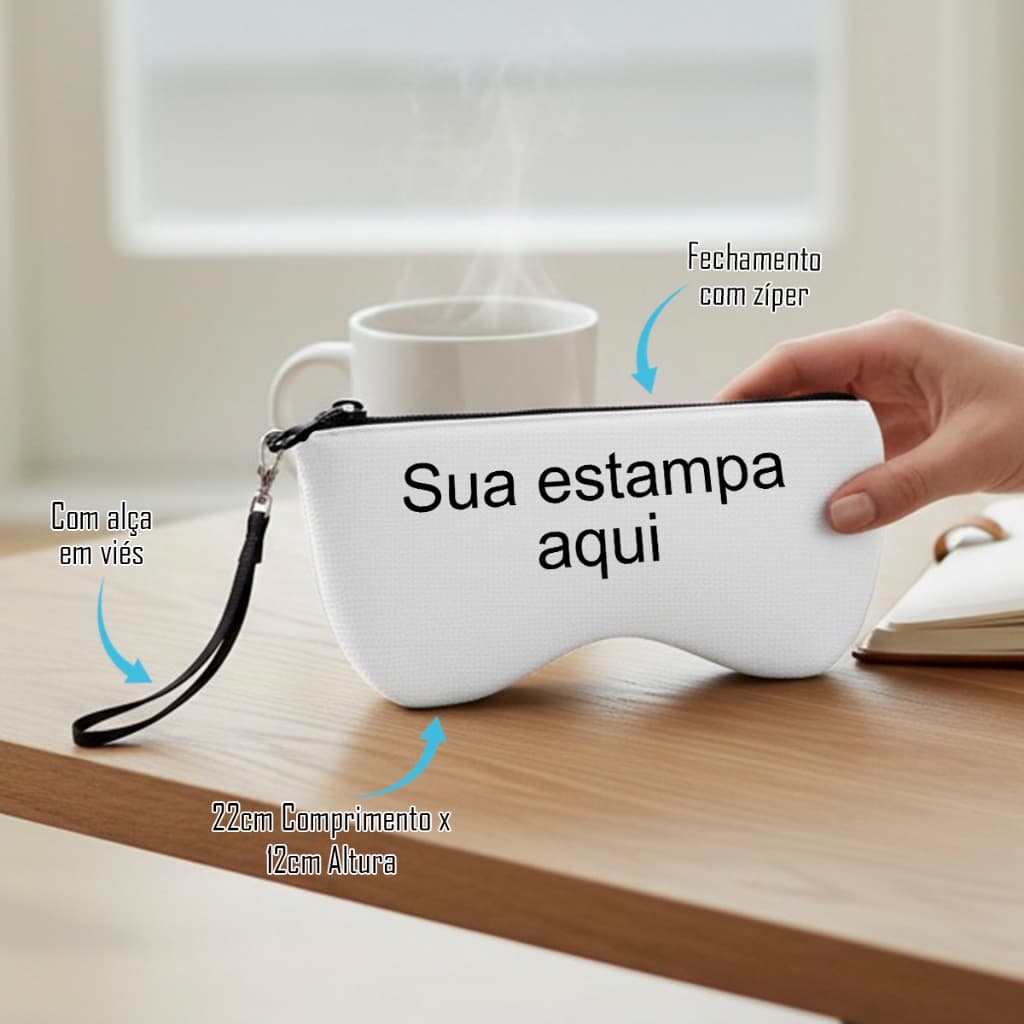 Capa Case para Óculos Protetor Ciclismo Casual Dia a dia Sua estampa aqui