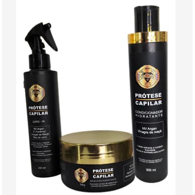 Kit Finalizador (Leave in) + Máscara de Hidratação + Condicionador Hidratante Super Barba BH