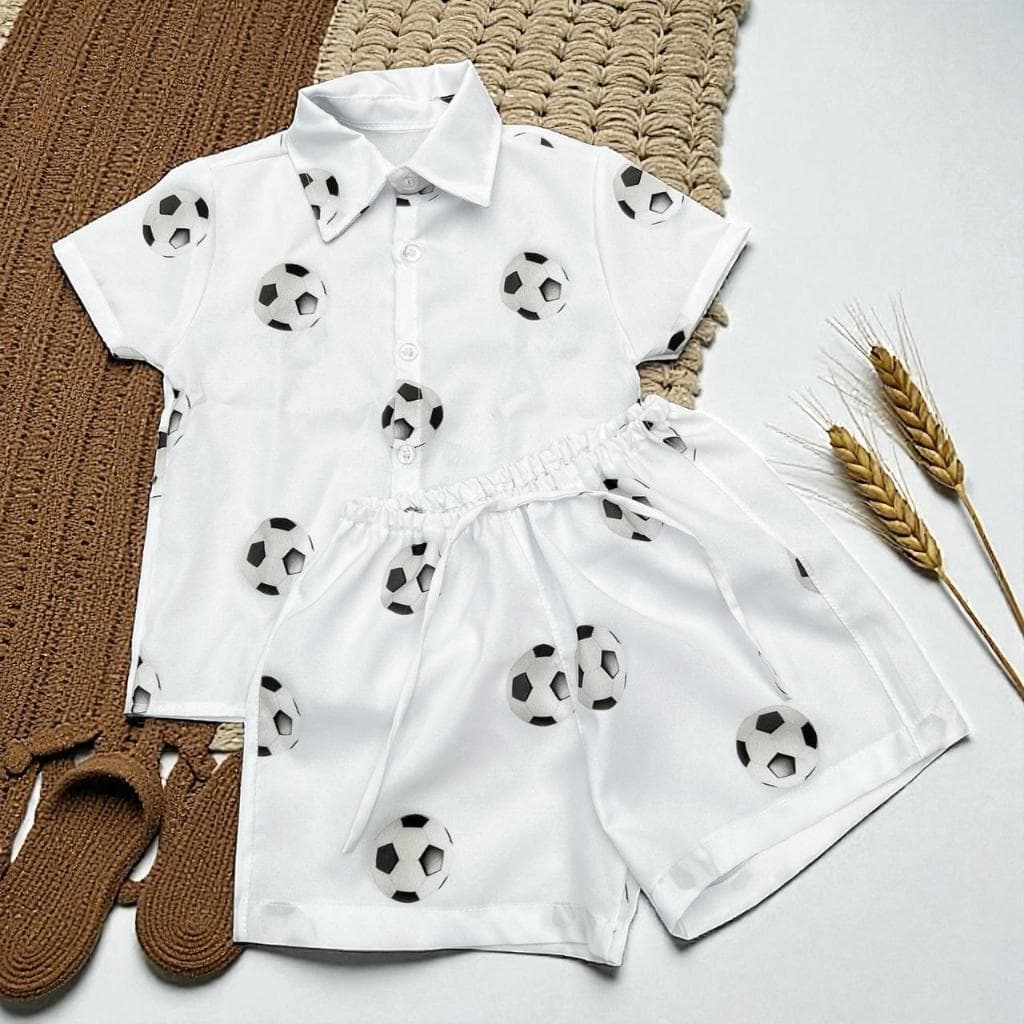 conjunto tematico aniversario social futebol bola mauricinho