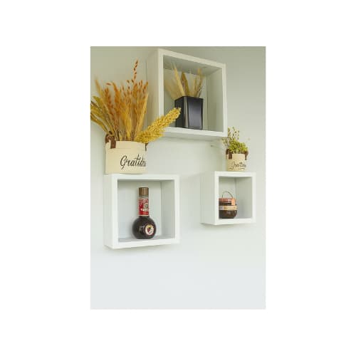 Kit 3 Nichos Em MDF