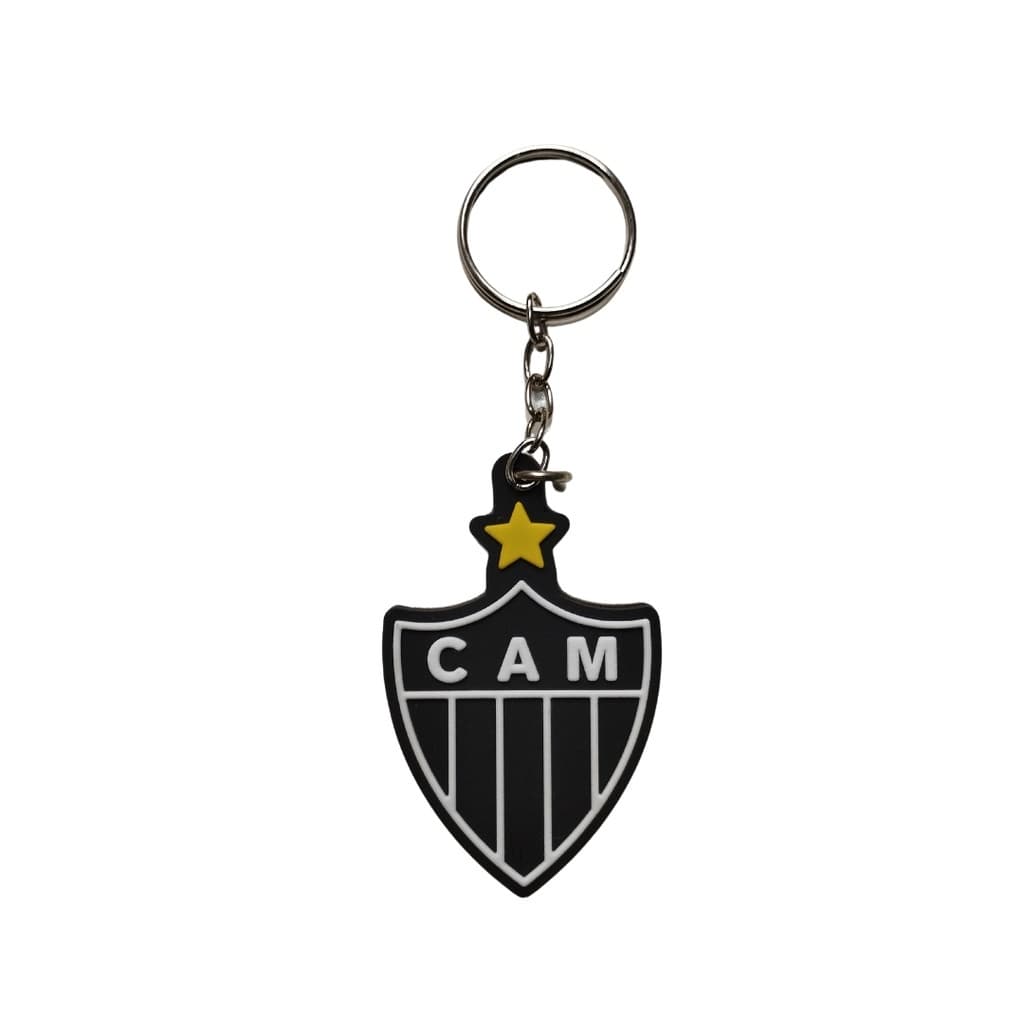 Chaveiro Atlético Mineiro Oficial Em Borracha Resistente