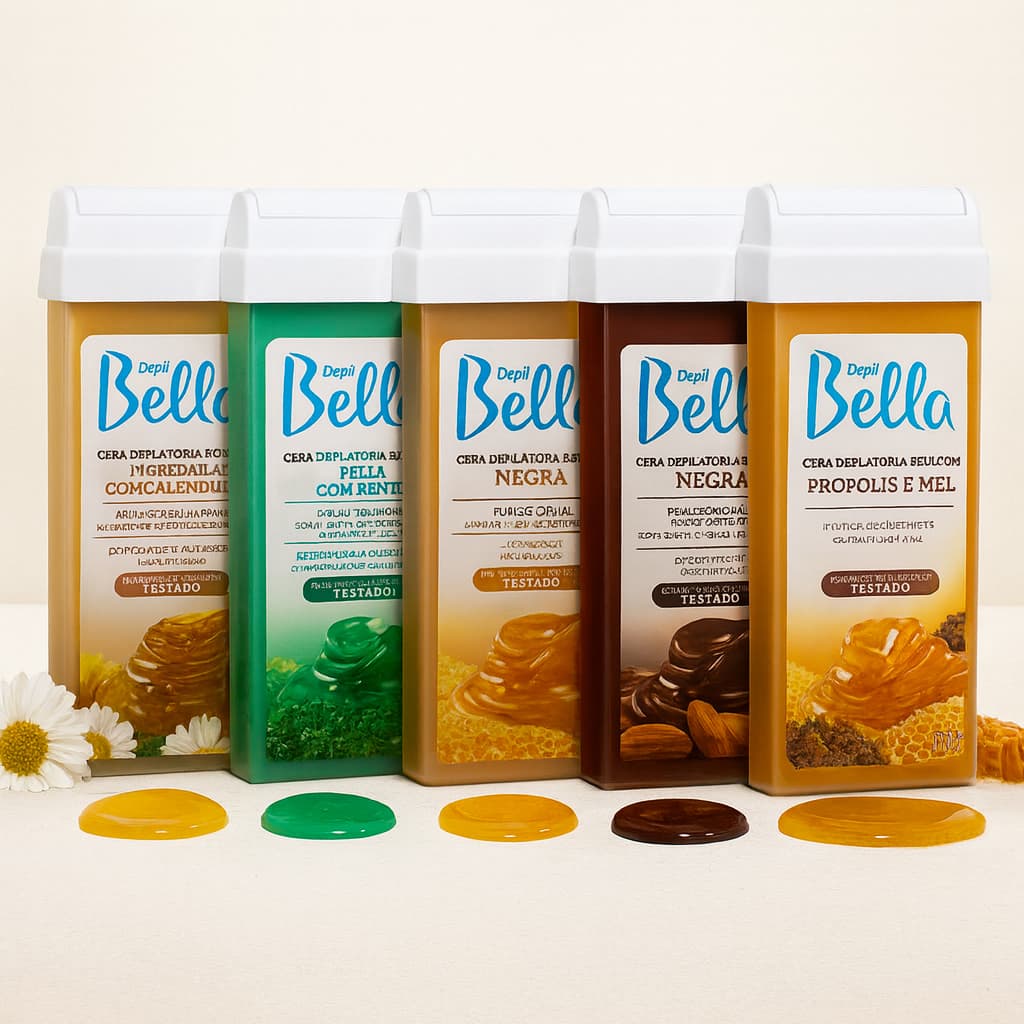 Cera Depilatória Roll-On 100g DEPIL BELLA - Escolha a Sua