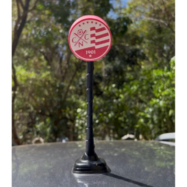 Ponteira Enfeite Antena Náutico - Timbú - Vermelho - Carro e Moto