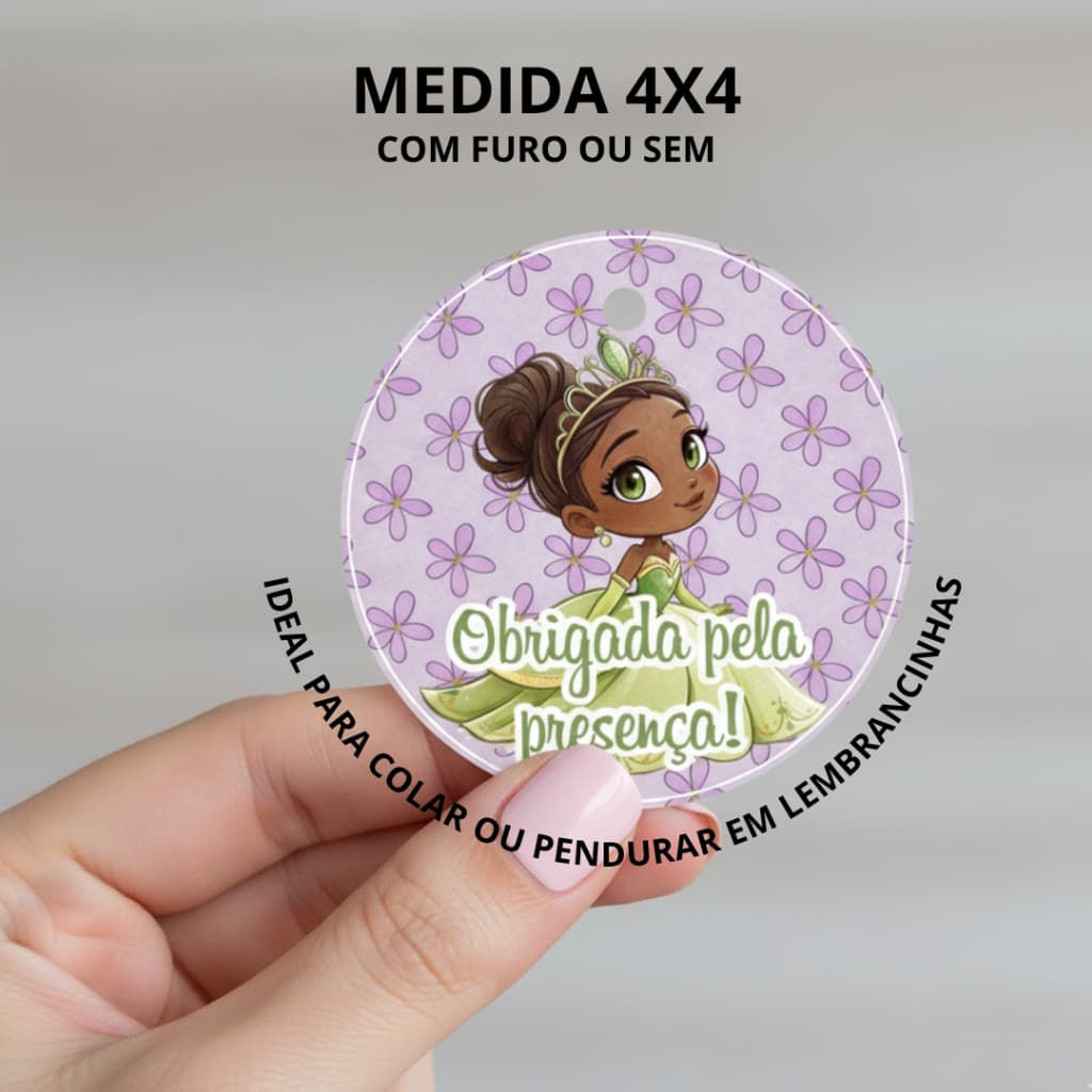 Tag de agradecimento personalizada  - fazemos todos os temas