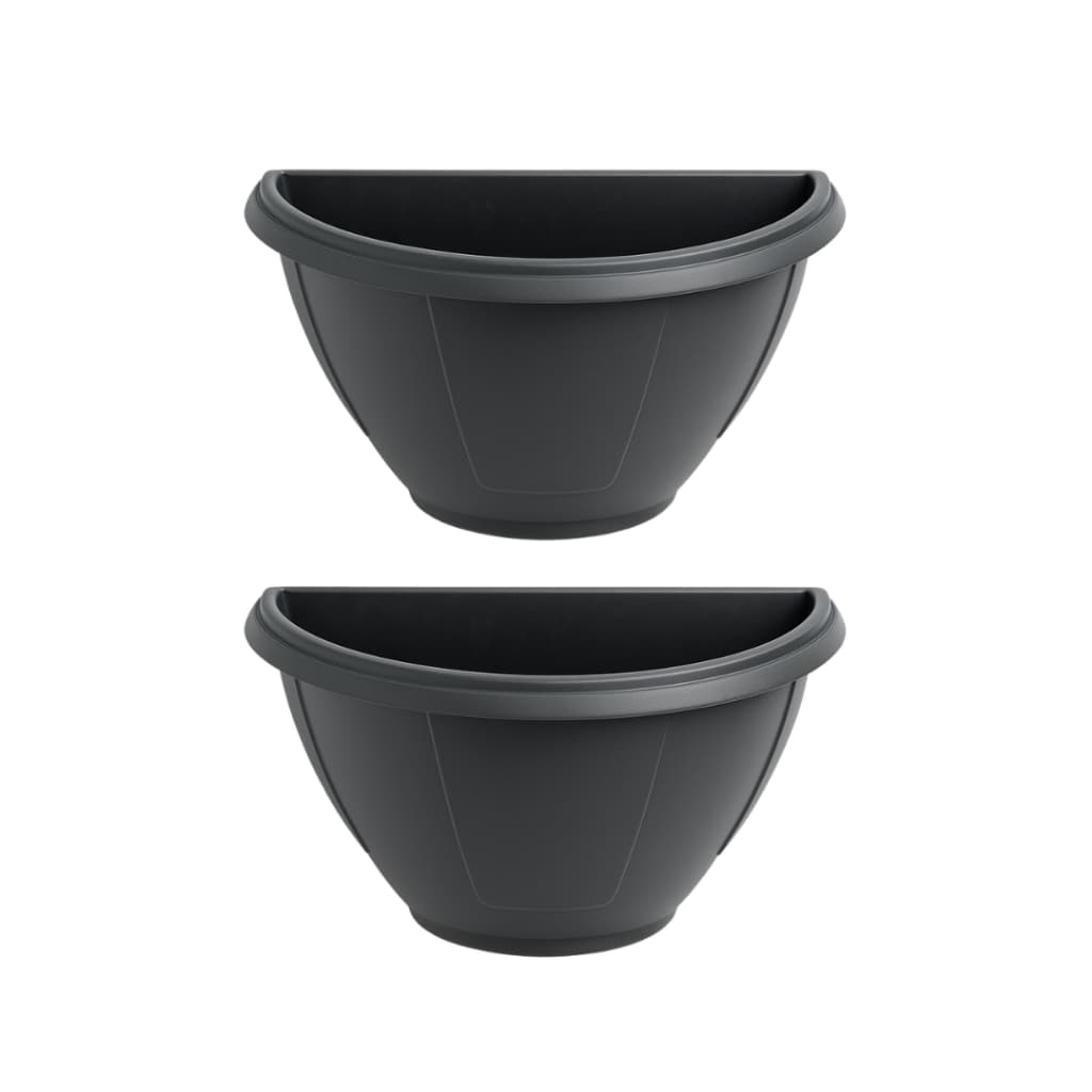 3 Vasos Tipo Meia Lua 2,6 Litros Para Decoração de Horta Jardim
