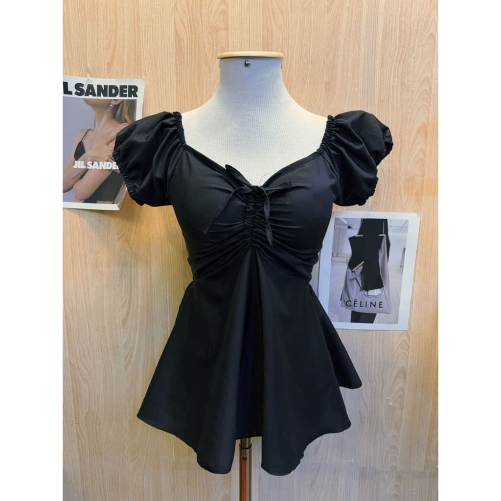 Blusinha Estilo Vestidinho Fofo Elegante Moda Feminina