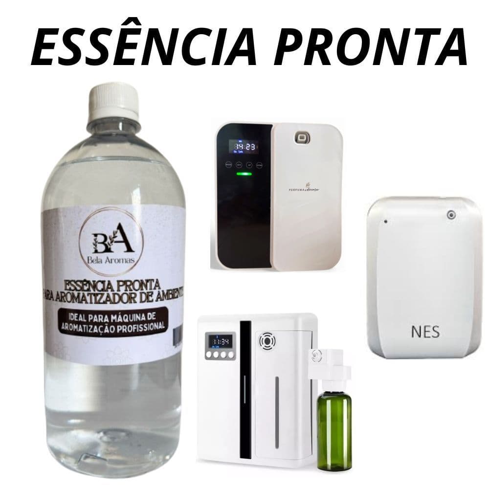 Essência Pronta Para Maquinas Aromatizadoras de Ambiente Nevoar e Home Spray - Variedades de Aromas