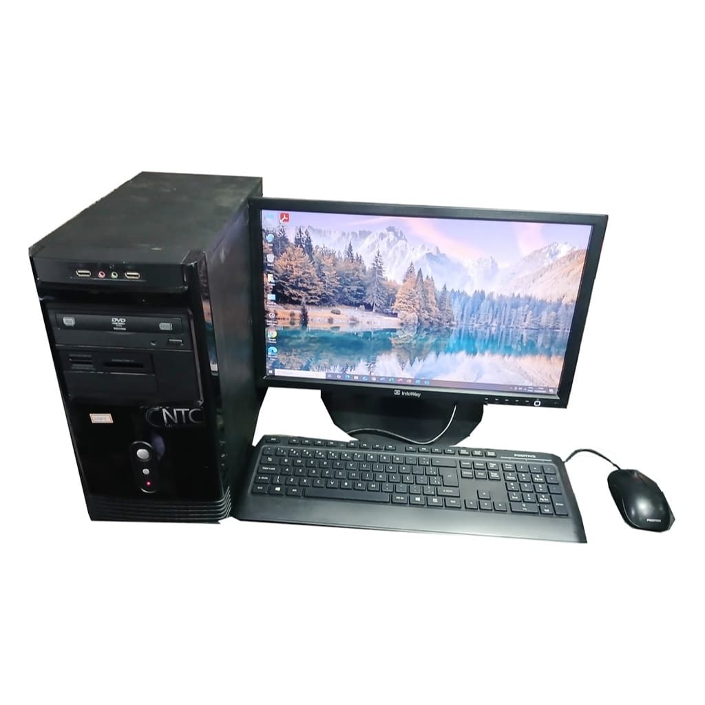COMPUTADOR DESKTOP NTC PROCESSADOR I3 NUMERO DE SÉRIE 4052ASNTC1463 COM MONITOR ITAUTEC 20 POLEGADAS